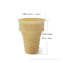 Cylindrical torch wafer cone
